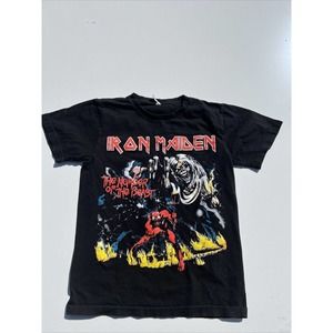 Iron Maiden Black "The Number of the Beast" T-Shirt Size S SOL Brand